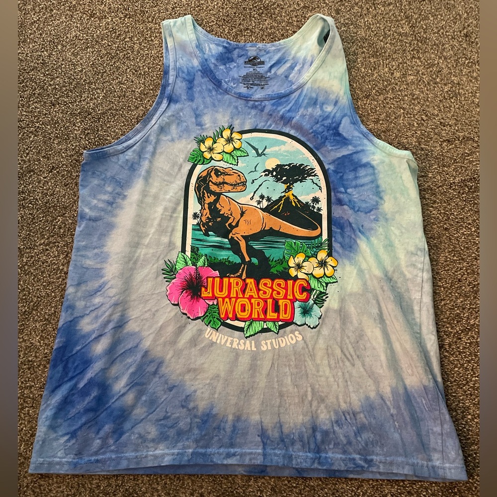 Universal Studios Jurassic World Tie Dye Tank